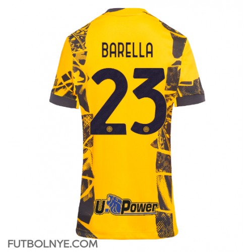 Camiseta Inter Milan Nicolo Barella #23 Tercera Equipación para mujer 2024-25 manga corta